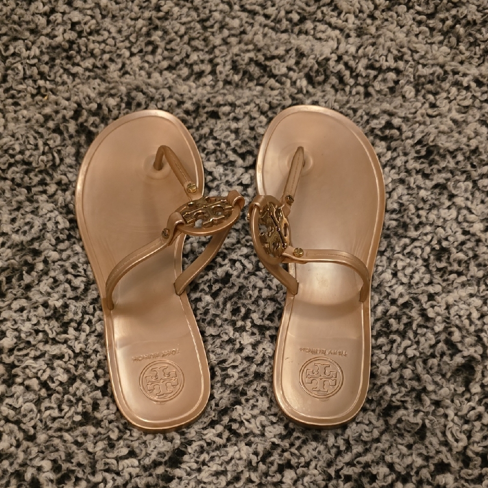 Tory Burch Metallic Sandals